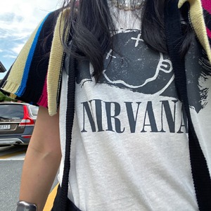 NIRVANA smile t-shirts